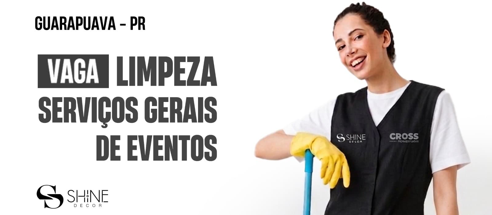 Auxiliar de Limpeza e Serviços Gerais de Eventos